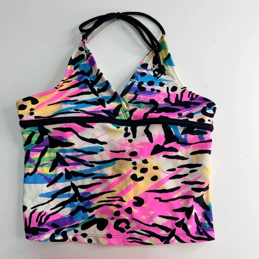 Girls Outfit 8 Justice‎ Swim Tankini Top Cat & Jack Denim Shorts Summer Bundle/4